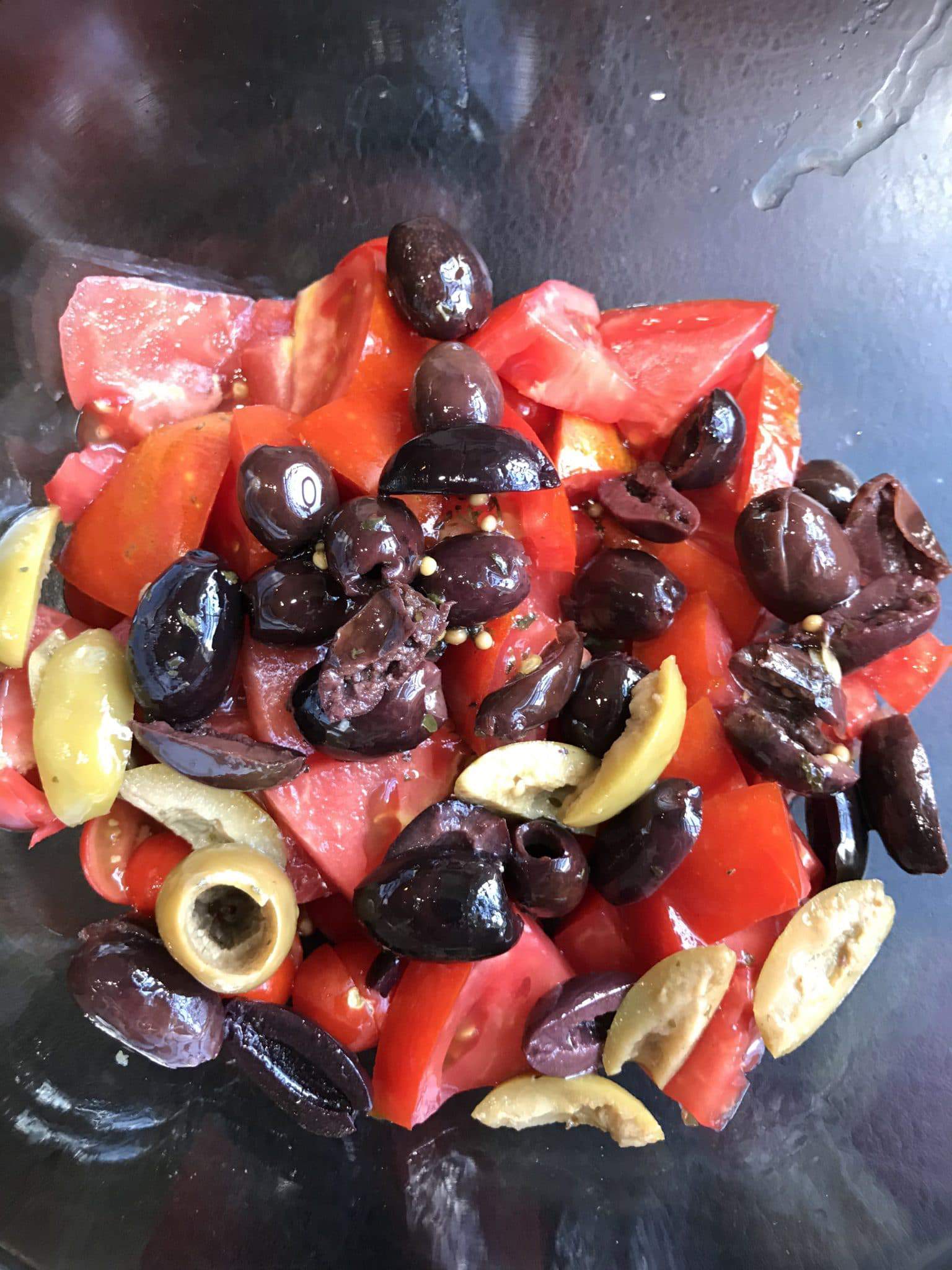 tomatoes and olives