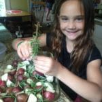 kids in the kitchen julia making potatoes