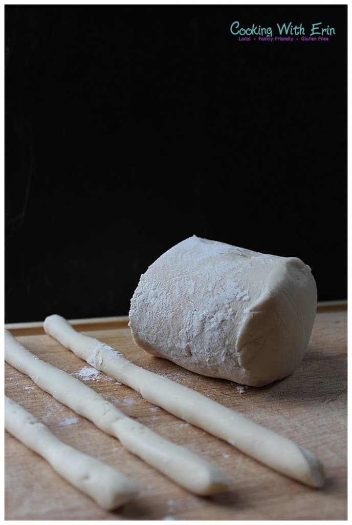 Gluten Free Pizza Dough Thawed and Rolled