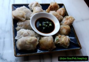 Gluten-Free Pork Dumplings - Steamed and Pan Fried