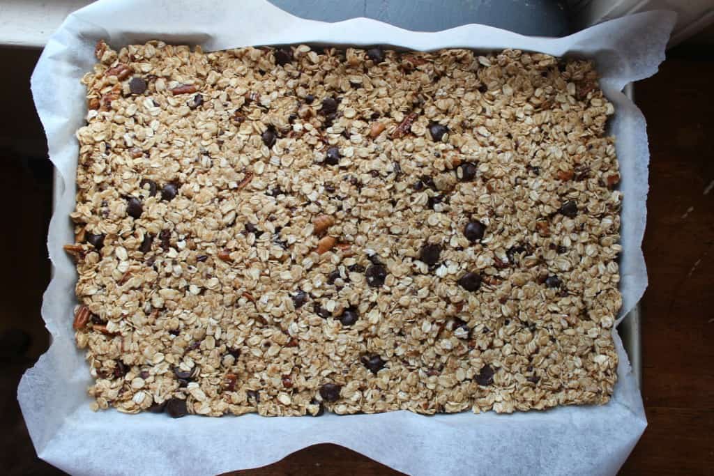 Granola Bars Ready To Be Cooked