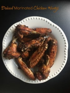 Baked Marinated Chicken Wings