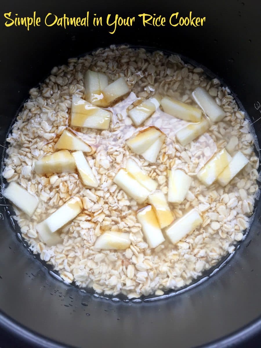 Easy Oatmeal in a Rice Cooker - Erin Brighton