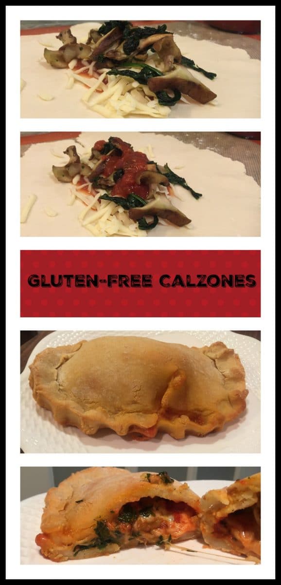 gluten free calzones