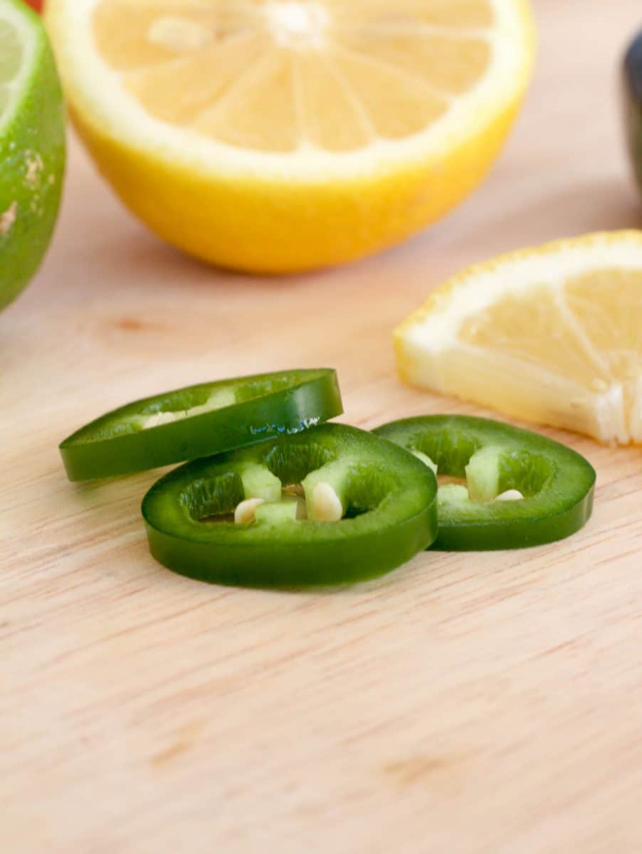 Just a few ingredients and you are on your way to Spicy Jalapeno Margaritas