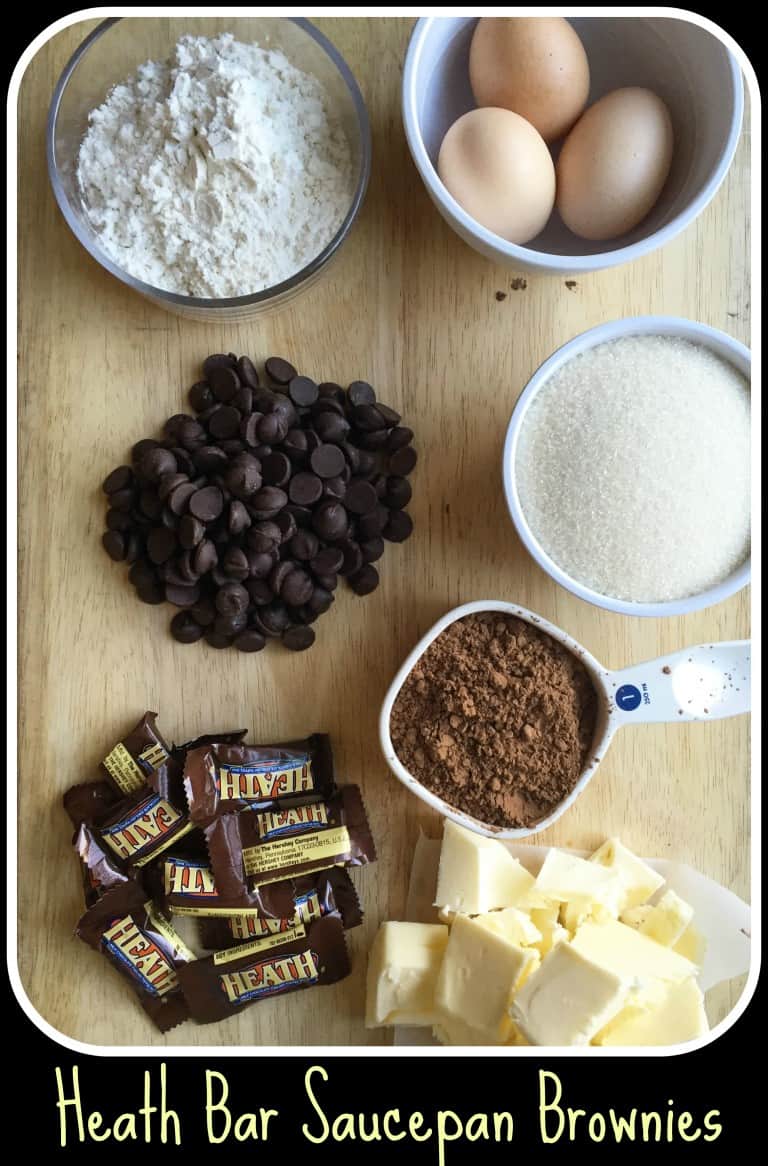 Heath Bar Saucepan Brownies Erin Brighton