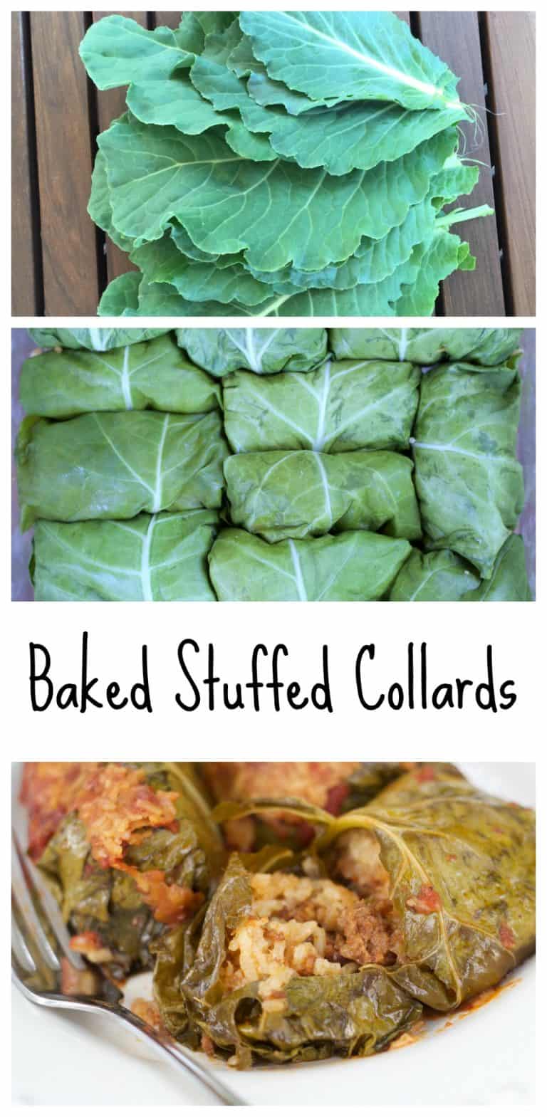 Baked Stuffed Collards - Erin Brighton