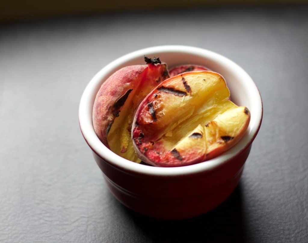 Simple Grilled Peaches With HoneySimple Grilled Peaches With Honey