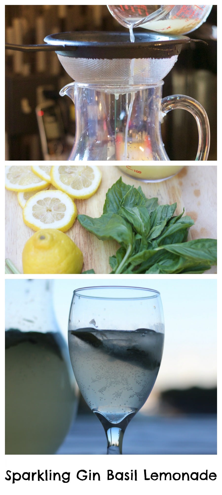 Sparkling Gin Basil Lemonade Erin Brighton