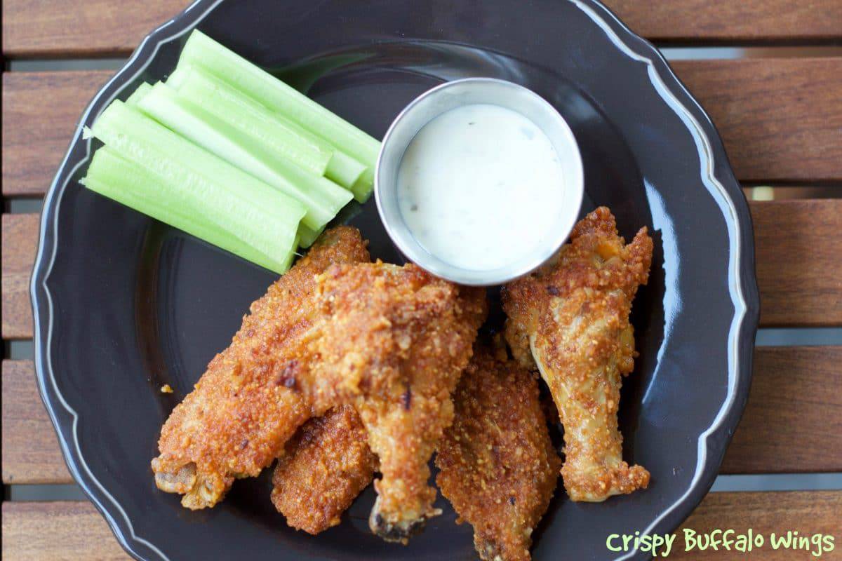 Crispy Baked Buffalo Wings (gluten free!) Erin Brighton