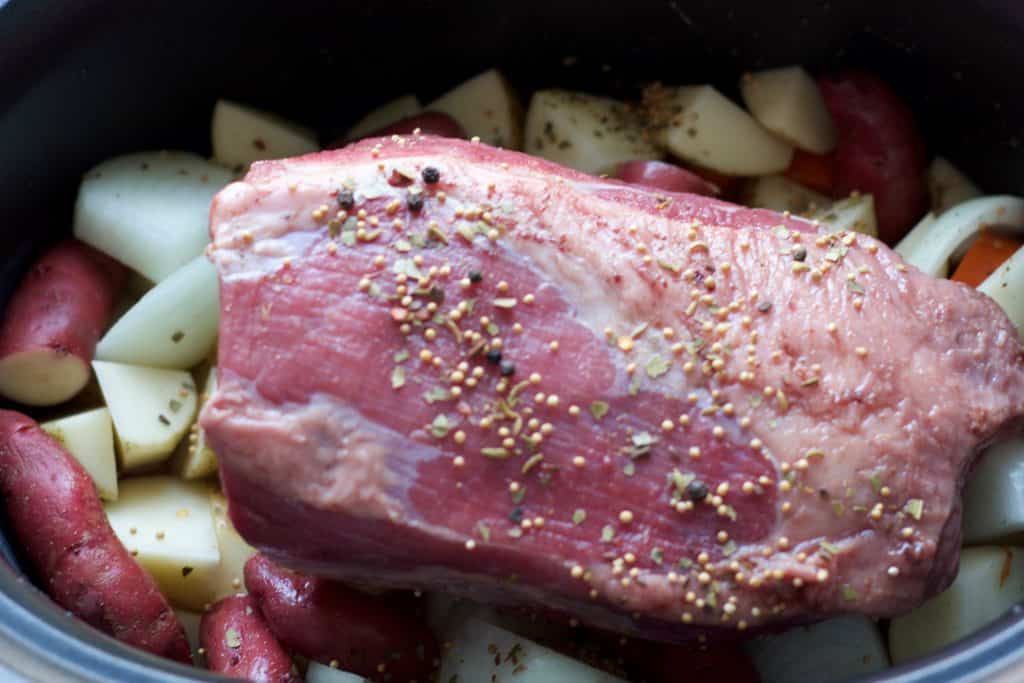 Corned Beef Ready To Be Slow Cooked ...