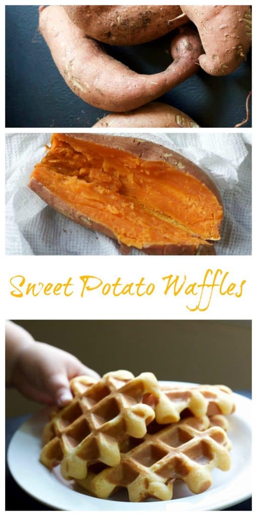 Sweet potato waffles