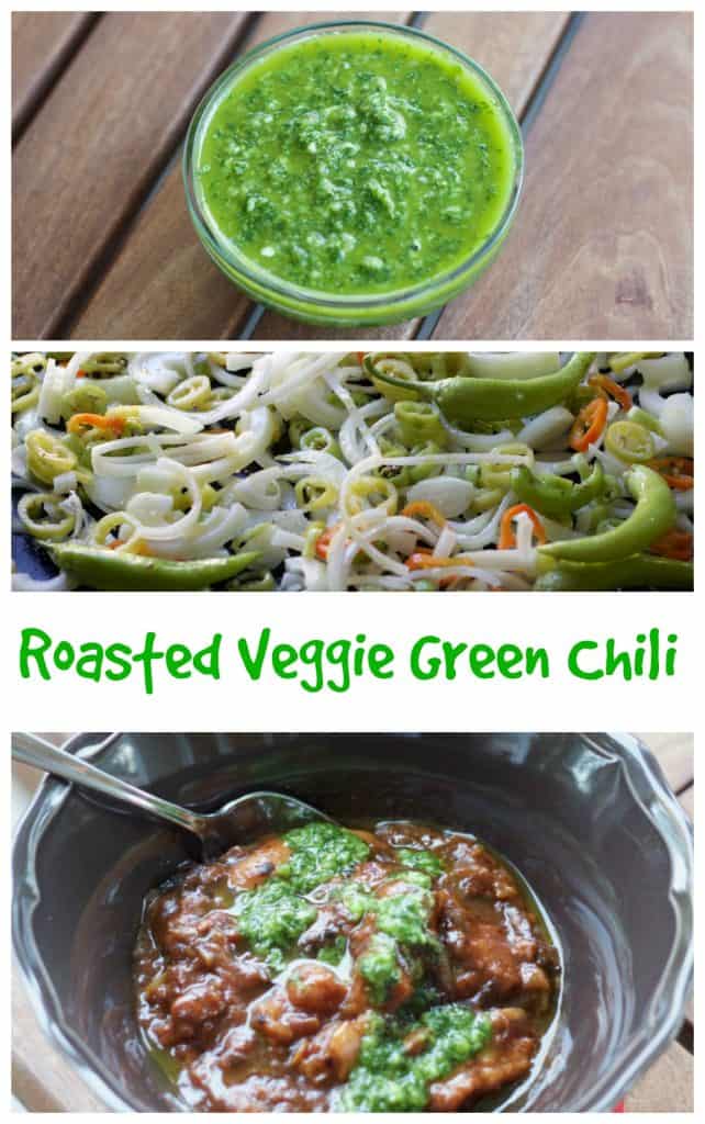 Roasted Veggie Green Chili || Erin Brighton | gluten free | family friendly | family dinner | recipes