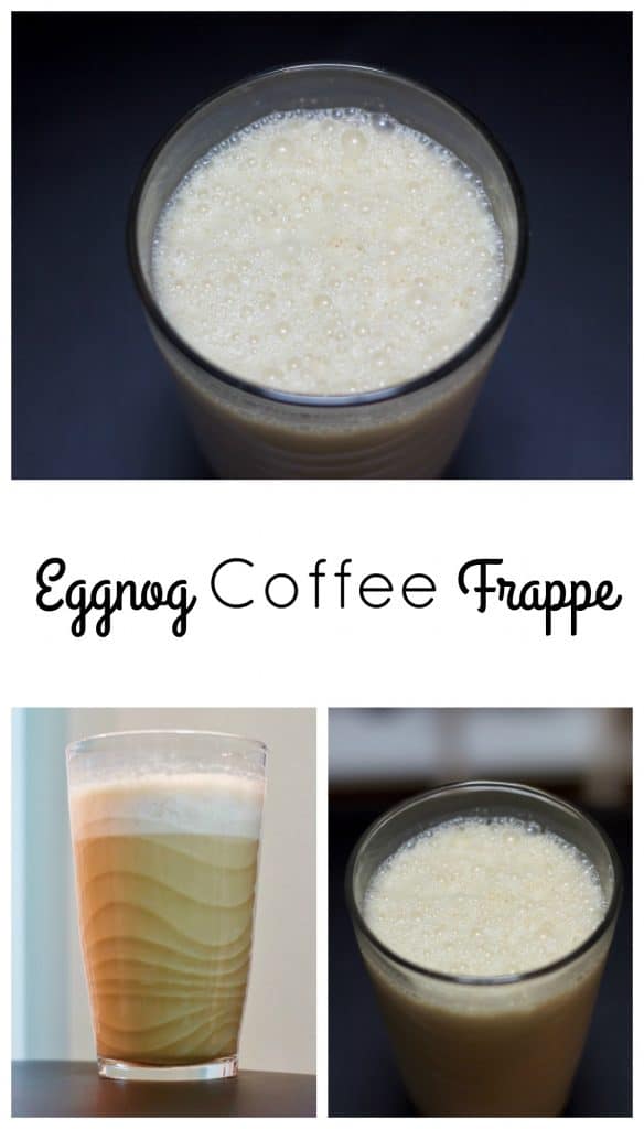 Eggnog Coffee Frappe || Erin Brighton | Sunday Supper | gluten free | dessert | coffee drinks | holidays