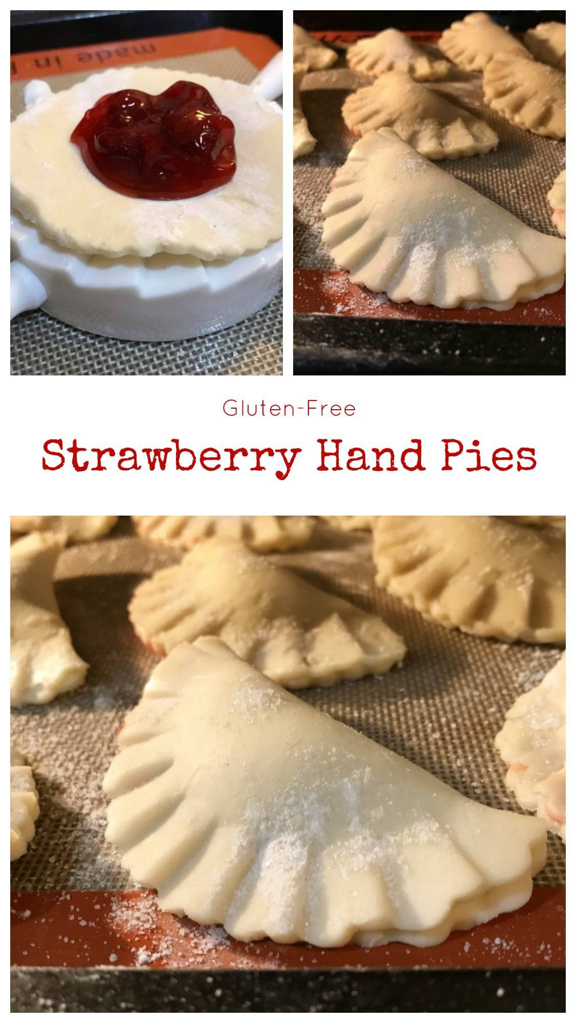 Gluten Free Strawberry Hand Pies || Erin Brighton | Dessert | Easy Recipes | #SundaySupper