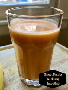 Sweet potato breakfast smoothie || Erin Brighton | dairy free | vegan | smoothies | easy breakfast | eat local | Got To Be NC