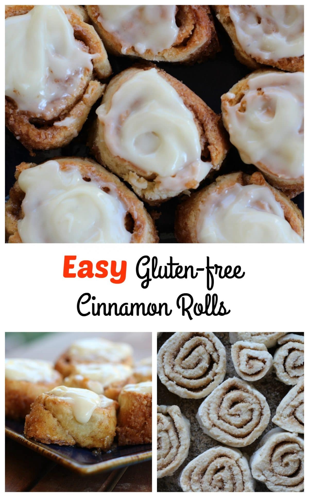 Easy Gluten-Free Cinnamon Rolls || Erin Brighton | breakfast | brunch | holiday baking | party food | copycat recipes