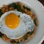 Kimchi Fried Rice With Kale || Erin Brighton | vegetarian | gluten free recipes | easy dinners