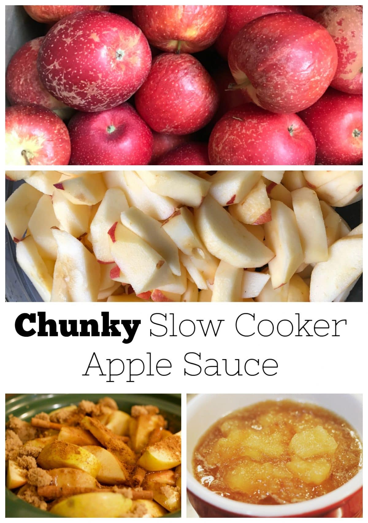 Chunky Slow Cooker Apple Sauce || Erin Brighton | apple recipes | slow cooker recipes | apple season | Got To Be NC