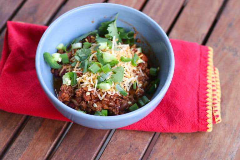 Easy Slow Cooker Chorizo Chili Erin Brighton