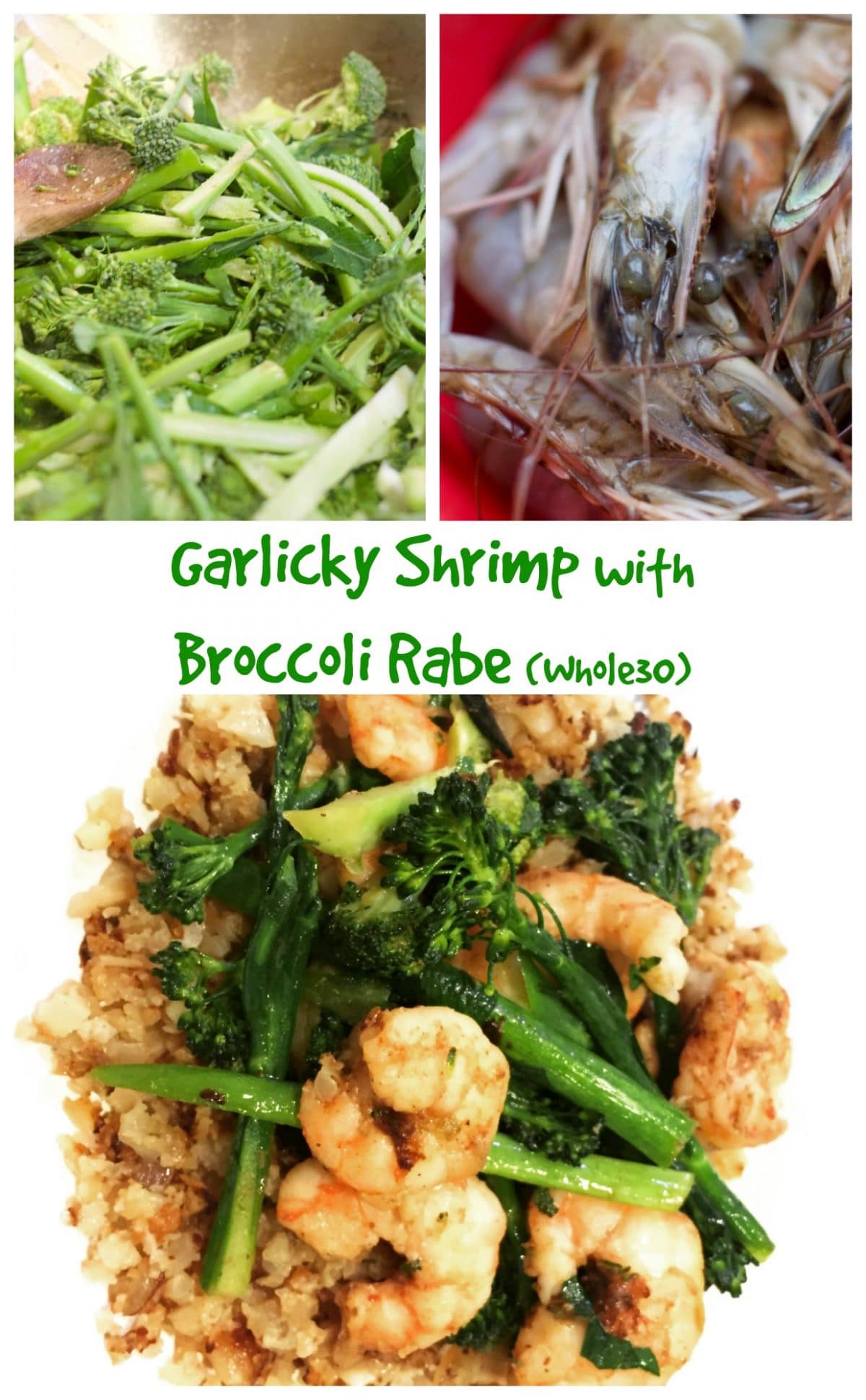 Garlicky Shrimp With Broccoli Rabe || Erin Brighton | gluten free | seafood | easy dinners | eat local | Got To Be NC