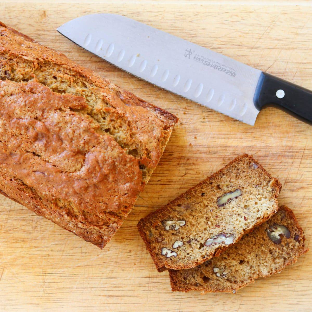 Browned Butter Banana Bread With Ginger and Pecans