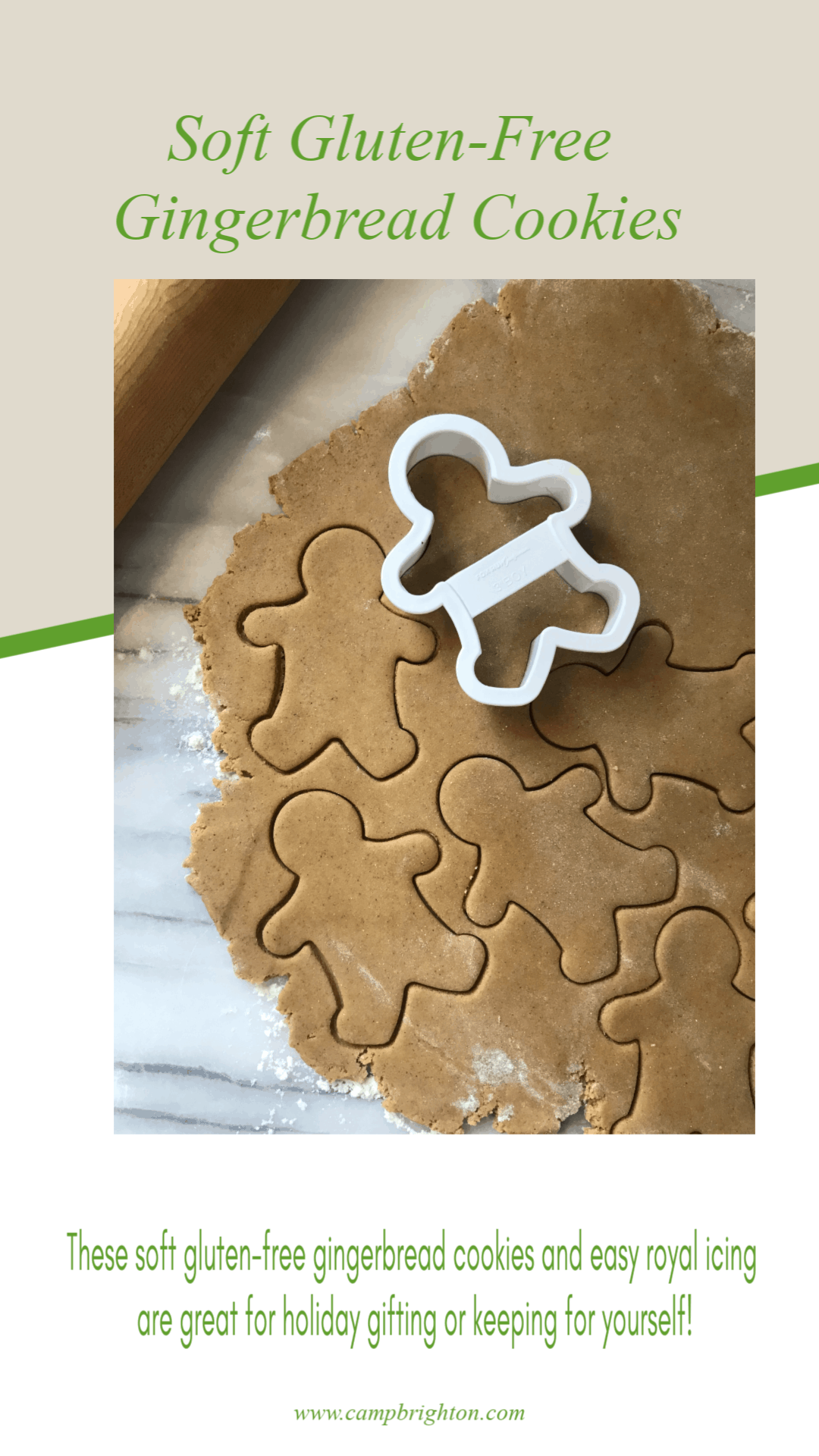 Soft Gluten-free Gingerbread Cookies With Easy Royal Icing