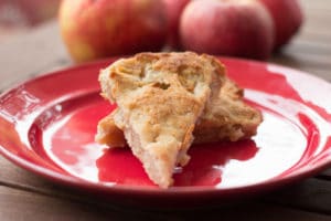 apple scones with apples