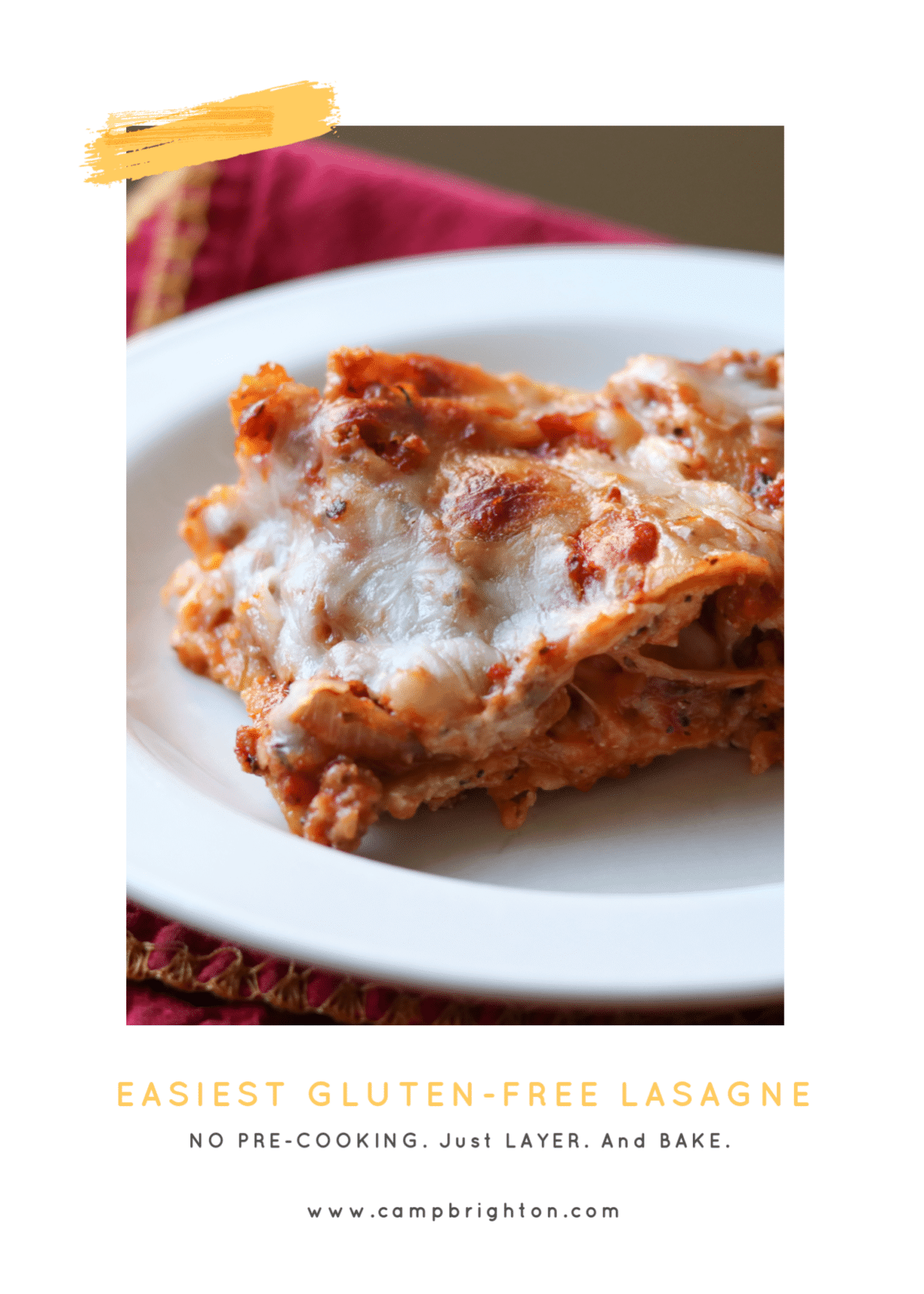 gluten-free lasagne long image