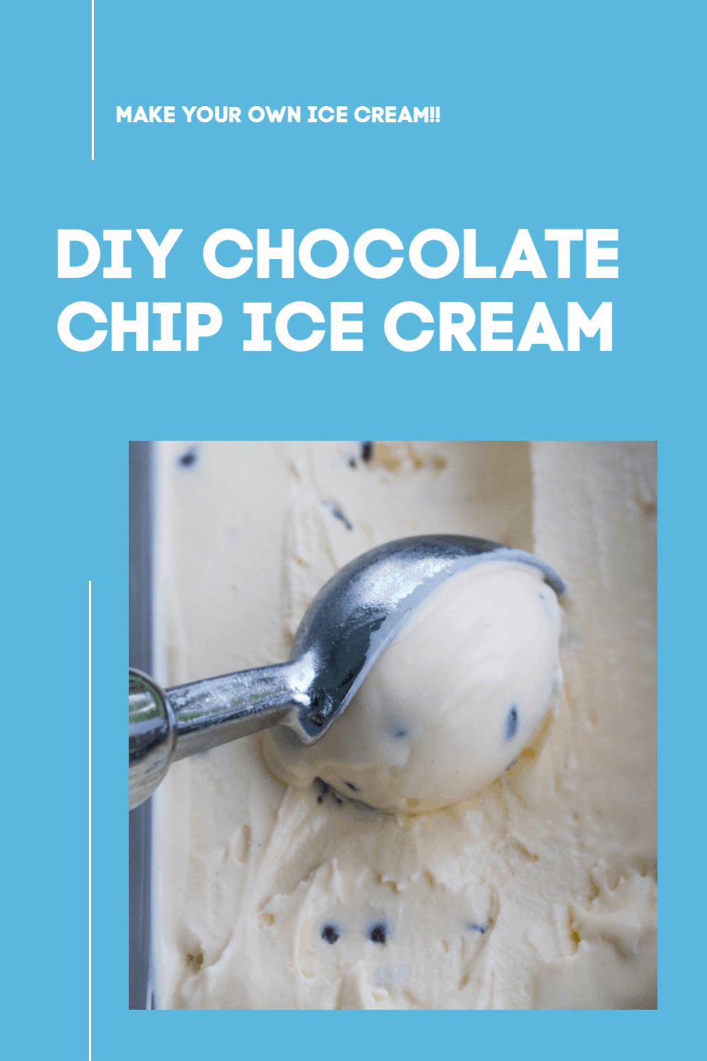 DIY Chocolate Chip Ice Cream