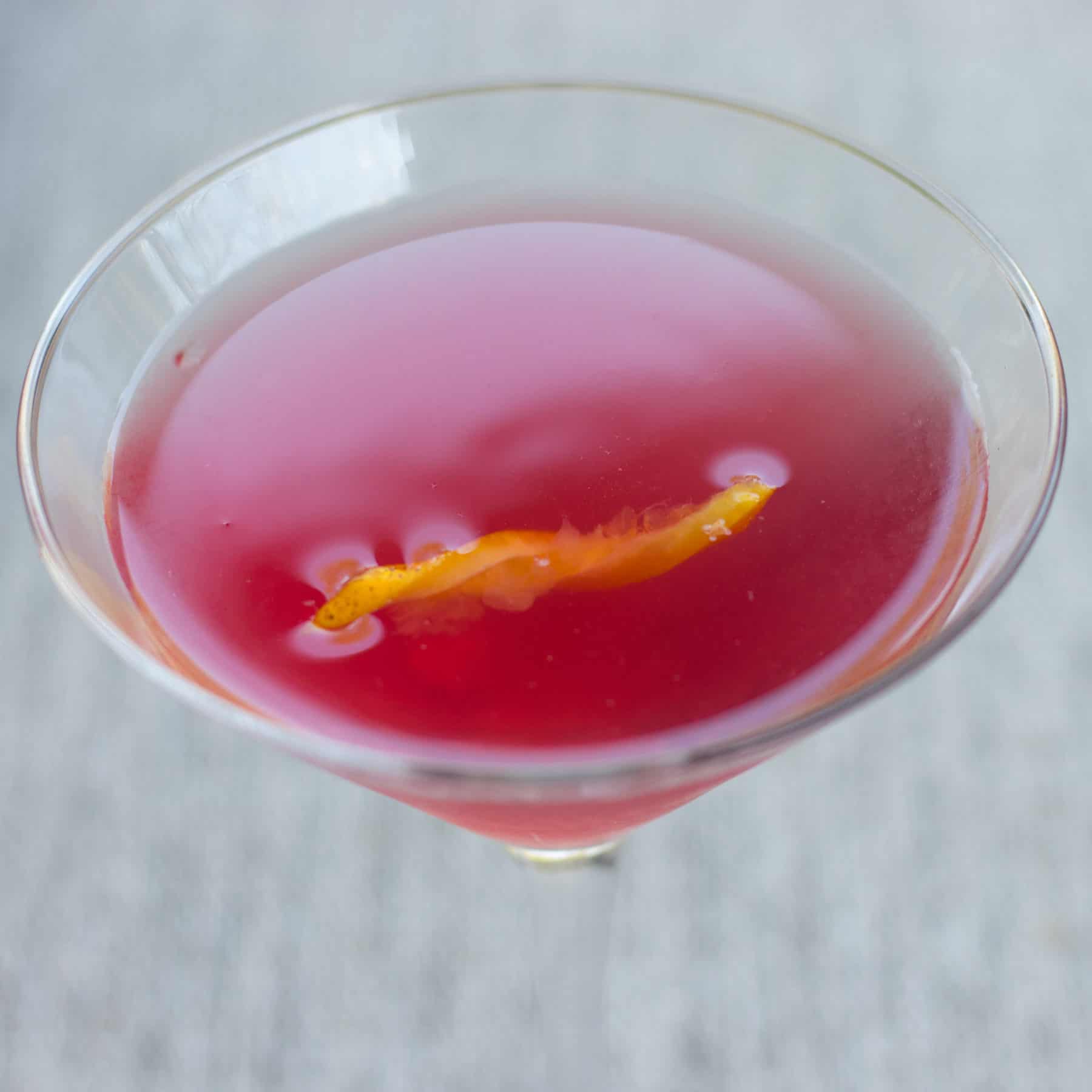 Simple cranberry cosmo