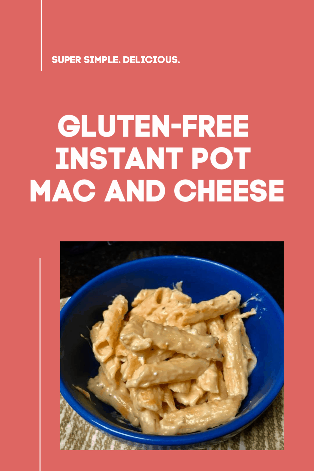 gf instant pot mac and cheese