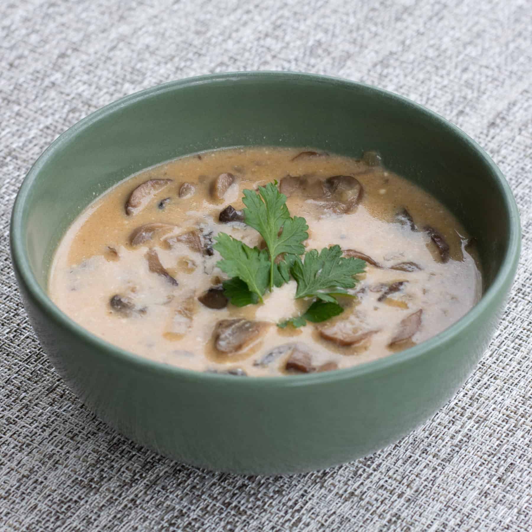 hot mushroom soup