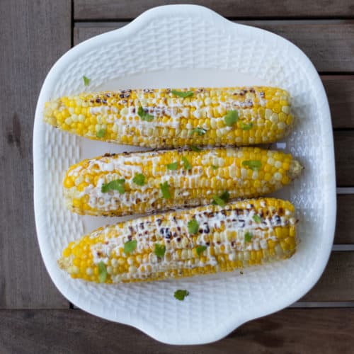 Grilled Mexican Street Corn - Erin Brighton