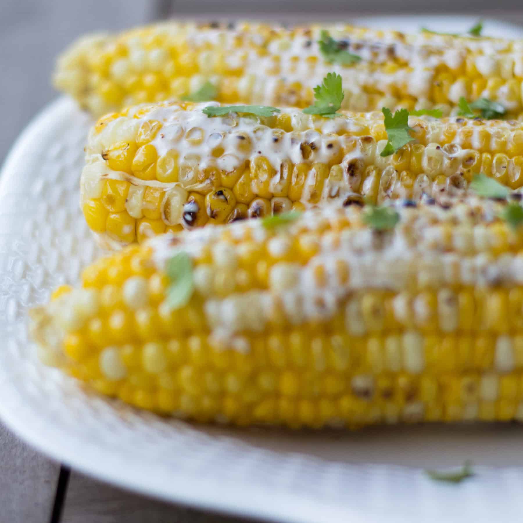 Grilled Mexican Street Corn - Erin Brighton