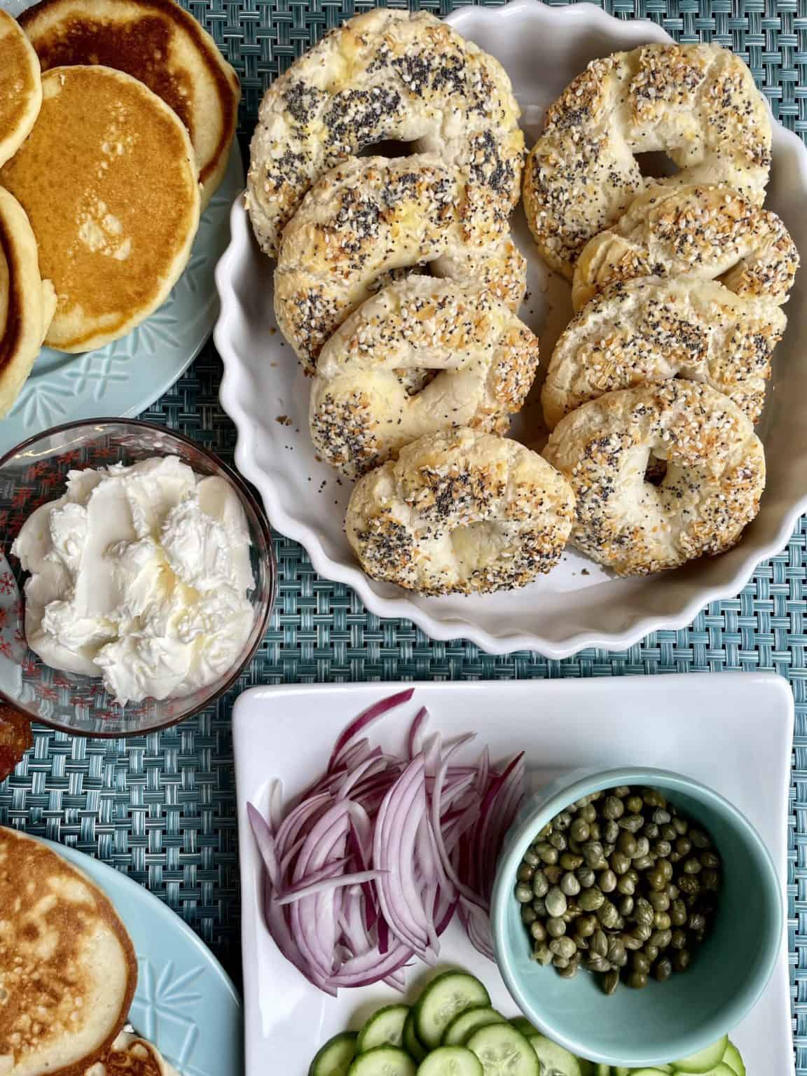 Two Ingredient GlutenFree Bagels Erin Brighton