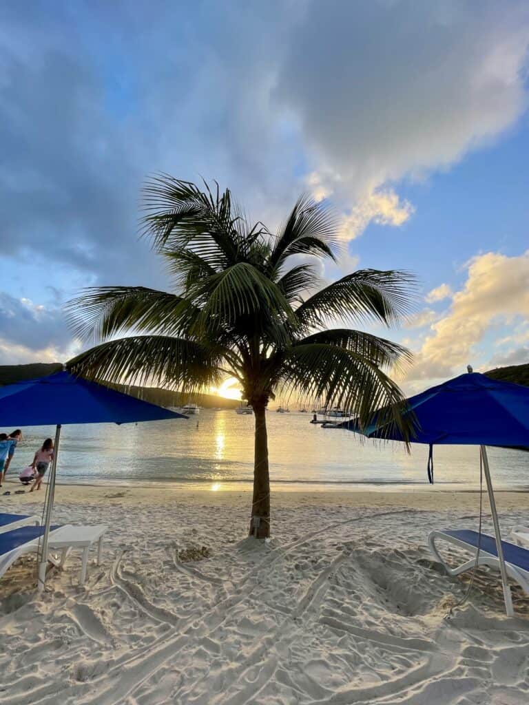 Sunset on Norman Island